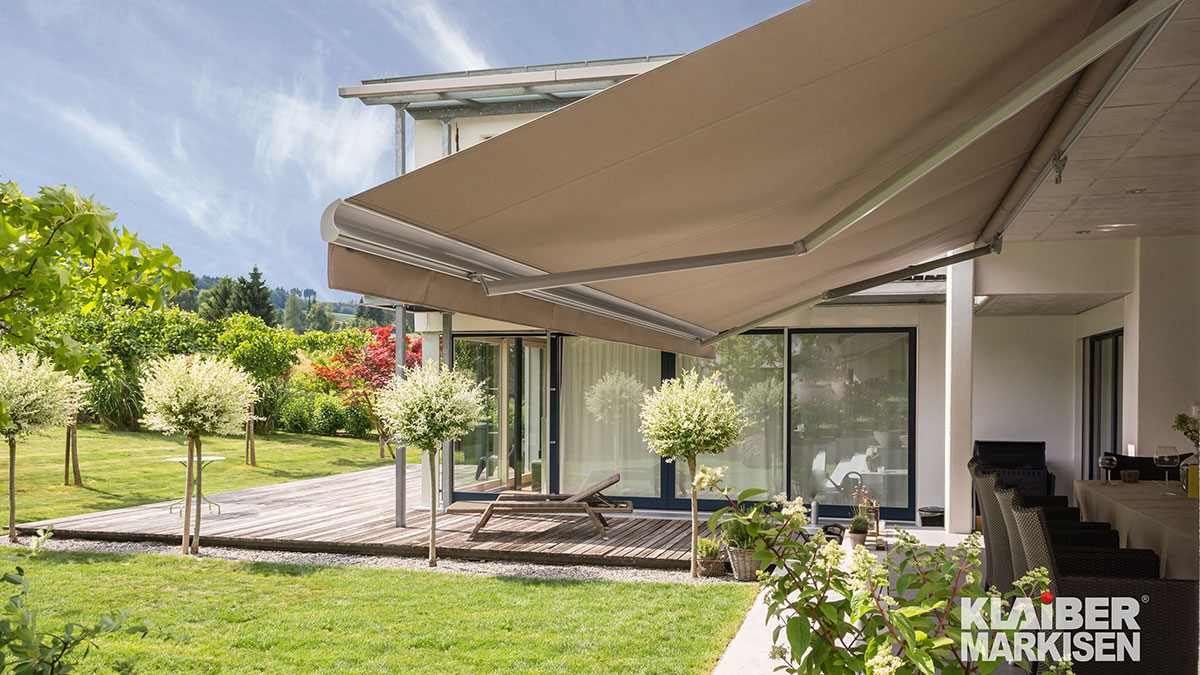 Gelenkarmmarkise SELECT OMBRAMATIC S8135 | KLAIBER Sonnen- und Wetterschutztechnik GmbH